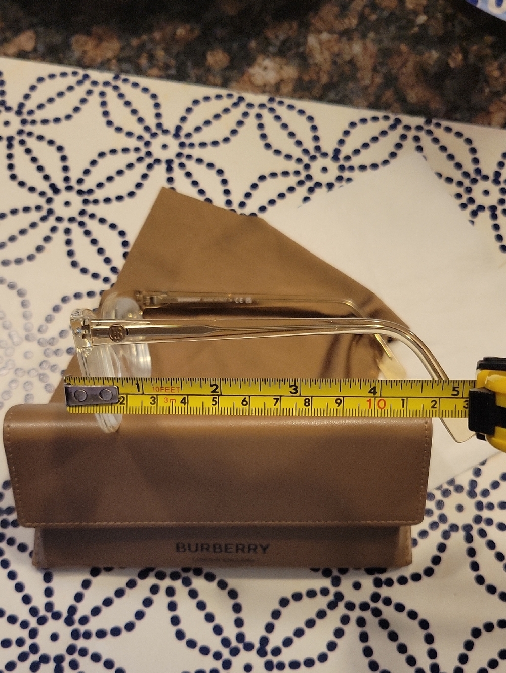 Burberry Transparent/Clear Glasses Frame - Picture 9 of 9